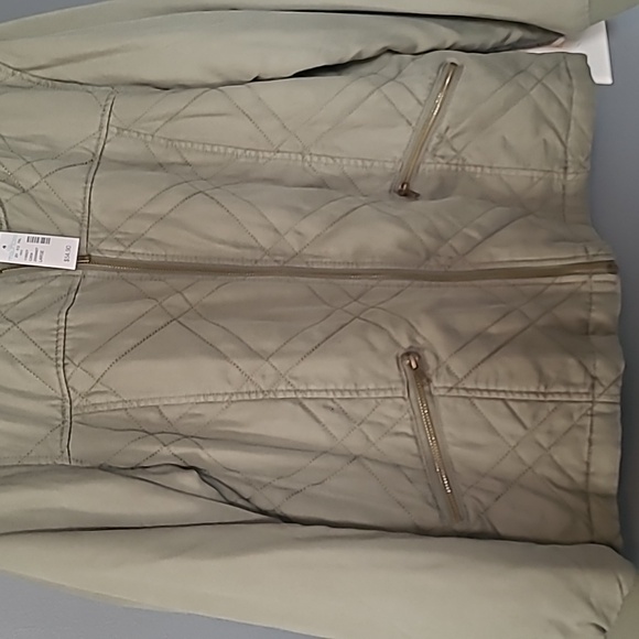 New! Maurice's Green Bomber Jacket - Picture 3 of 6